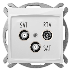 CARLA 1760-10 gniazdko antenowe RTV-SAT-SAT końcowe