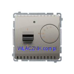BASIC MODUŁ     BMRT10W.02/29 regulator temperatury z czujnikiem wewnętrznym - Satynowy Metalik