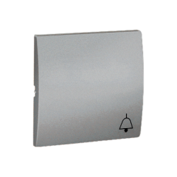 CLASSIC  MKD1/26 klawisz dzwonek - Aluminiowy Metalik