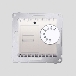 SIMON54    DRT10W.02/41 regulator temperatury z czujnikiem wewnętrznym - Kremowy