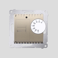 SIMON54     DRT10W.02/44 regulator temperatury z czujnikiem wewnętrznym - Złoty Mat