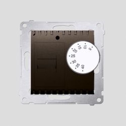 SIMON54     DRT10W.02/46 regulator temperatury z czujnikiem wewnętrznym - Brązowy Mat